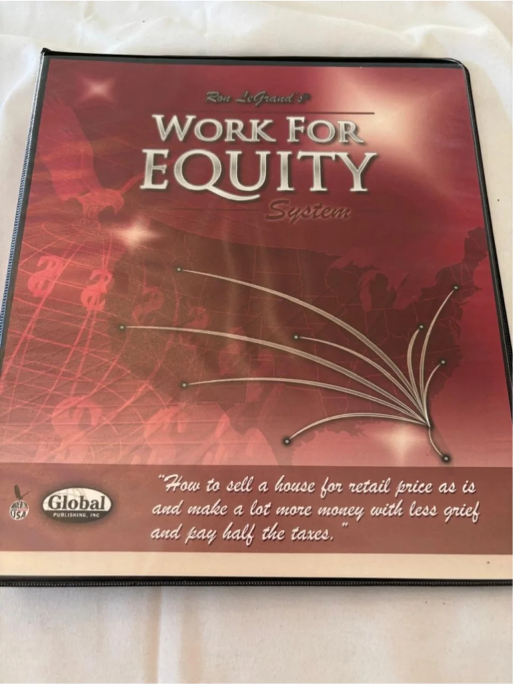 Ron LeGrand Work For Equity System Binder and 5 Discs Red White One Size #E66
